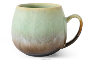 PRIMA, https://konsimo.pl/kolekcja/prima/ Kubek baryłka ręcznie szkliwiony szałwiowy szałwiowy - zdjęcie