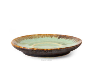 PRIMA, https://konsimo.pl/kolekcja/prima/ Spodek filiżanki do espresso ręcznie szkliwiony szałwiowy szałwiowy - zdjęcie