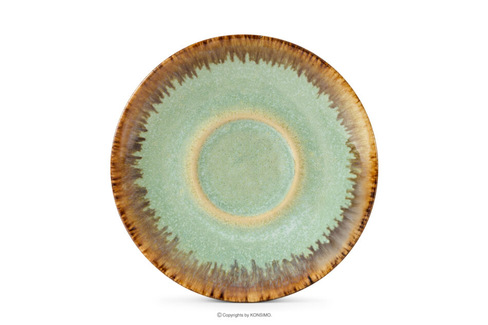 PRIMA Spodek filiżanki do espresso ręcznie szkliwiony szałwiowy szałwiowy - zdjęcie 4