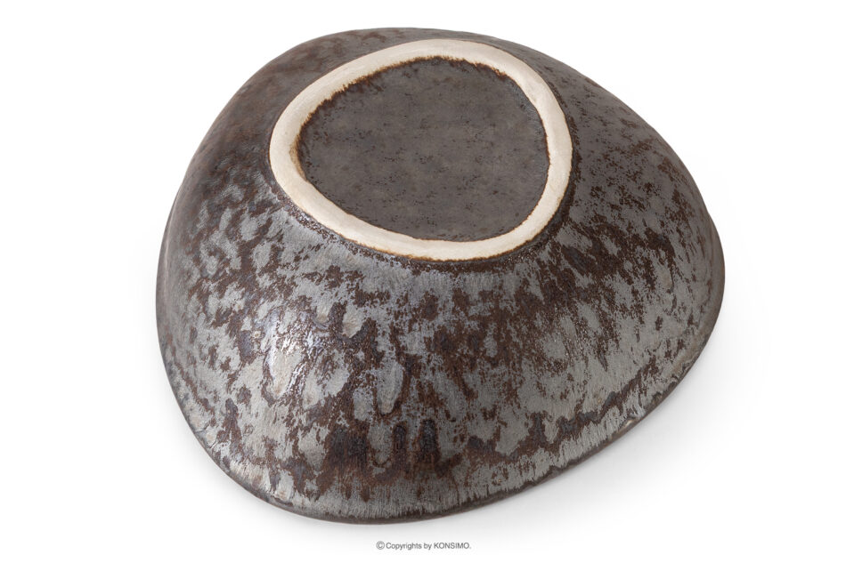 PRIMA Miska z ceramiki ręcznie szkliwiona 6 szt. szałwiowy szałwiowy - zdjęcie 4