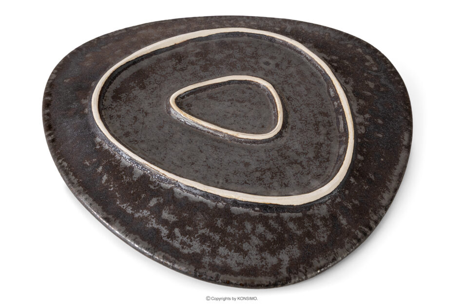 PRIMA Zestaw obiadowy ręcznie szkliwiony 6os. (18 el.) szałwiowy szałwiowy - zdjęcie 3