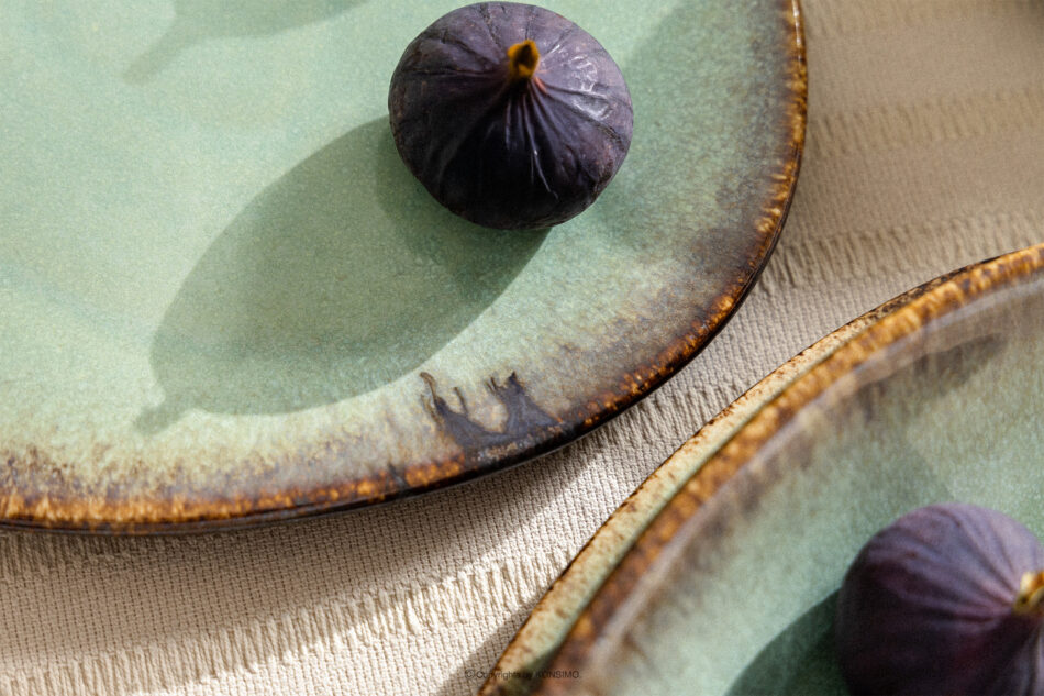 PRIMA Zestaw obiadowo-kawowy ręcznie szkliwiony 6 os. (30 el.) szałwiowy szałwiowy - zdjęcie 19