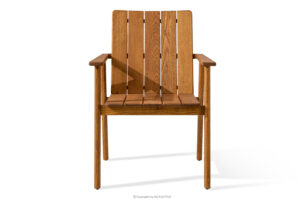 ORTUS, https://konsimo.pl/kolekcja/ortus/ Drewniane krzesło ogrodowe brązowy brązowy - zdjęcie