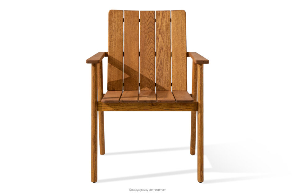 ORTUS Drewniane krzesło ogrodowe brązowy brązowy - zdjęcie 0