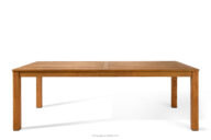 Drewniany stół ogrodowy brązowy