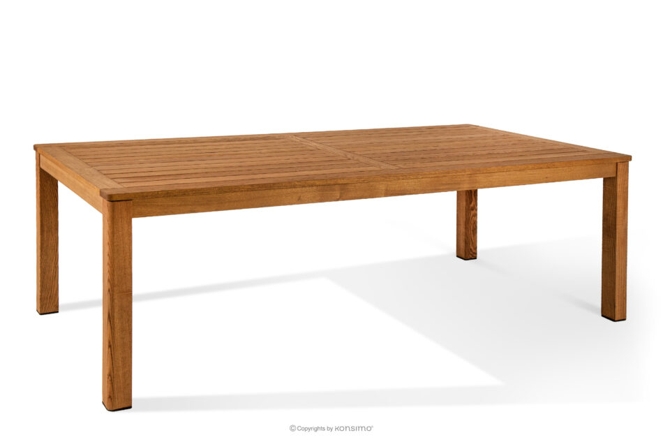 ORTUS Drewniany stół ogrodowy brązowy brązowy - zdjęcie 2