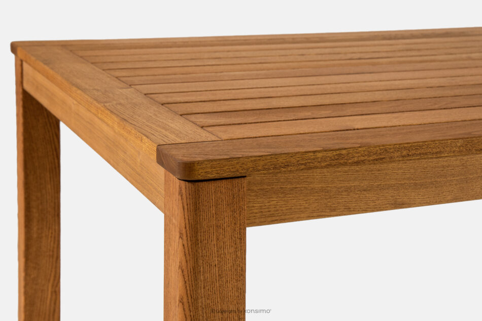 ORTUS Drewniany stół ogrodowy brązowy brązowy - zdjęcie 3