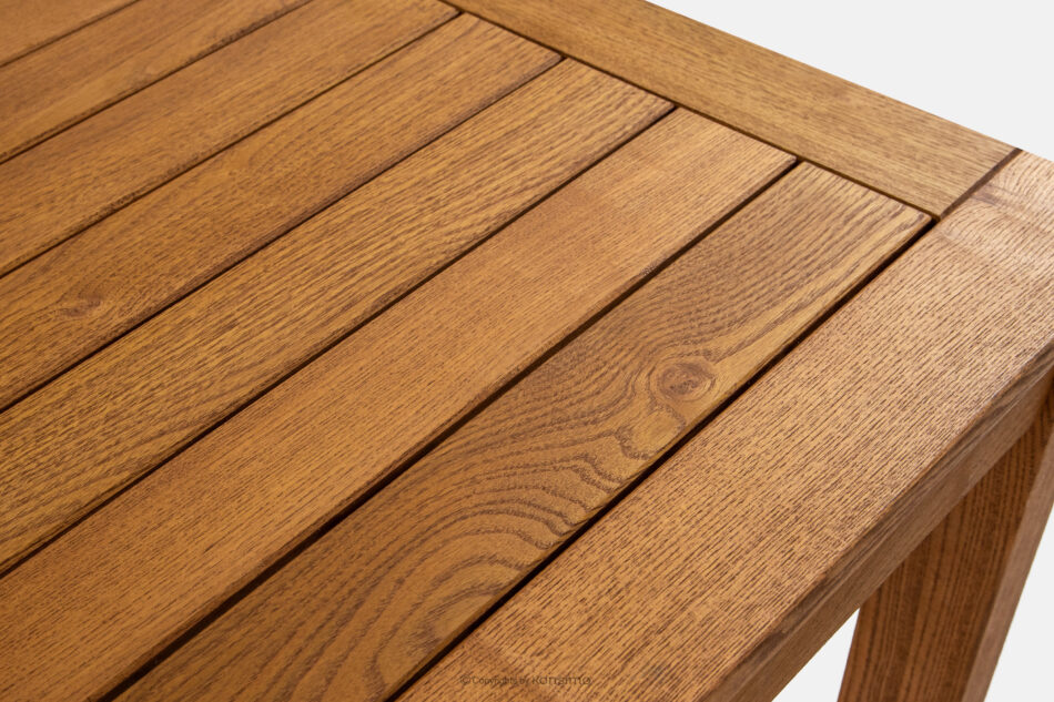 ORTUS Drewniany stół ogrodowy brązowy brązowy - zdjęcie 4