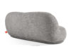 MALVE Sofa trzyosobowa boucle w stylu japandi stalowy stalowy - zdjęcie 4