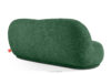 MALVE Sofa trzyosobowa boucle w stylu japandi ciemny zielony ciemny zielony - zdjęcie 4
