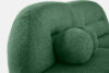 MALVE Sofa trzyosobowa boucle w stylu japandi ciemny zielony ciemny zielony - zdjęcie 5