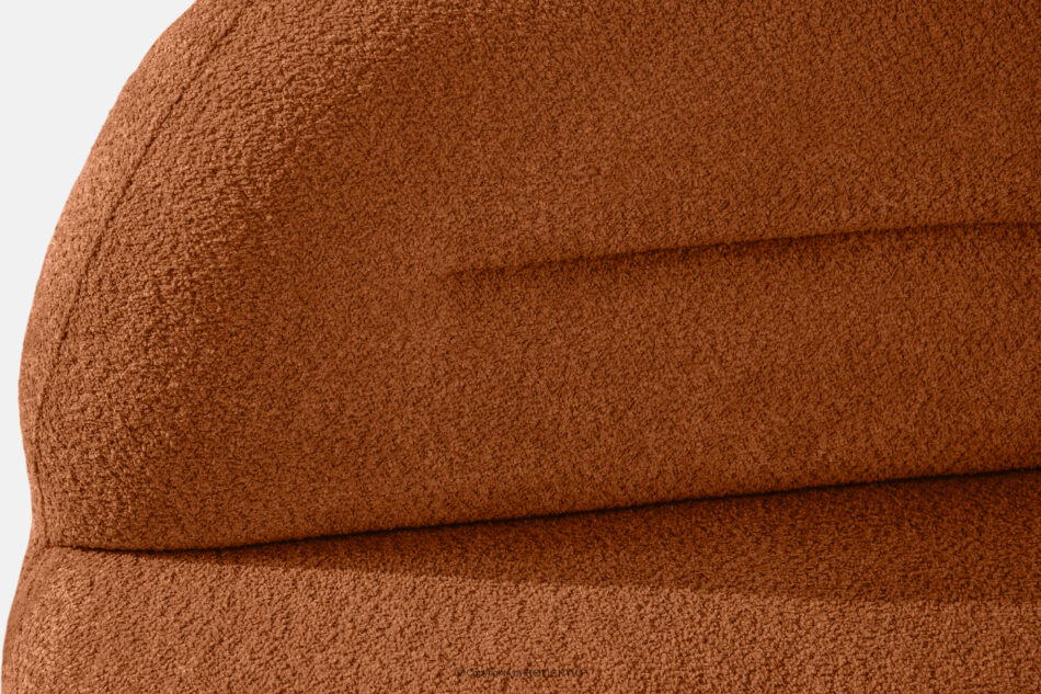 MALVE Sofa trzyosobowa boucle w stylu japandi rudy rudy - zdjęcie 6