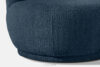 MALVE Sofa trzyosobowa boucle w stylu japandi ciemny granatowy ciemny granatowy - zdjęcie 8