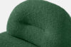 MALVE Fotel w tkaninie boucle w stylu japandi ciemny zielony ciemny zielony - zdjęcie 7