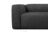 BUFFO Miękka sofa dwuosobowa w tkaninie boucle ciemny szary ciemny szary - zdjęcie 8