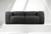 BUFFO Miękka sofa dwuosobowa w tkaninie boucle ciemny szary ciemny szary - zdjęcie 2