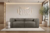 BUFFO Miękka sofa dwuosobowa w tkaninie boucle chłodny brązowy chłodny brązowy - zdjęcie 10