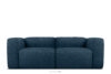 BUFFO Miękka sofa dwuosobowa w tkaninie boucle granatowy granatowy - zdjęcie 1