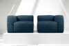 BUFFO Miękka sofa dwuosobowa w tkaninie boucle granatowy granatowy - zdjęcie 9