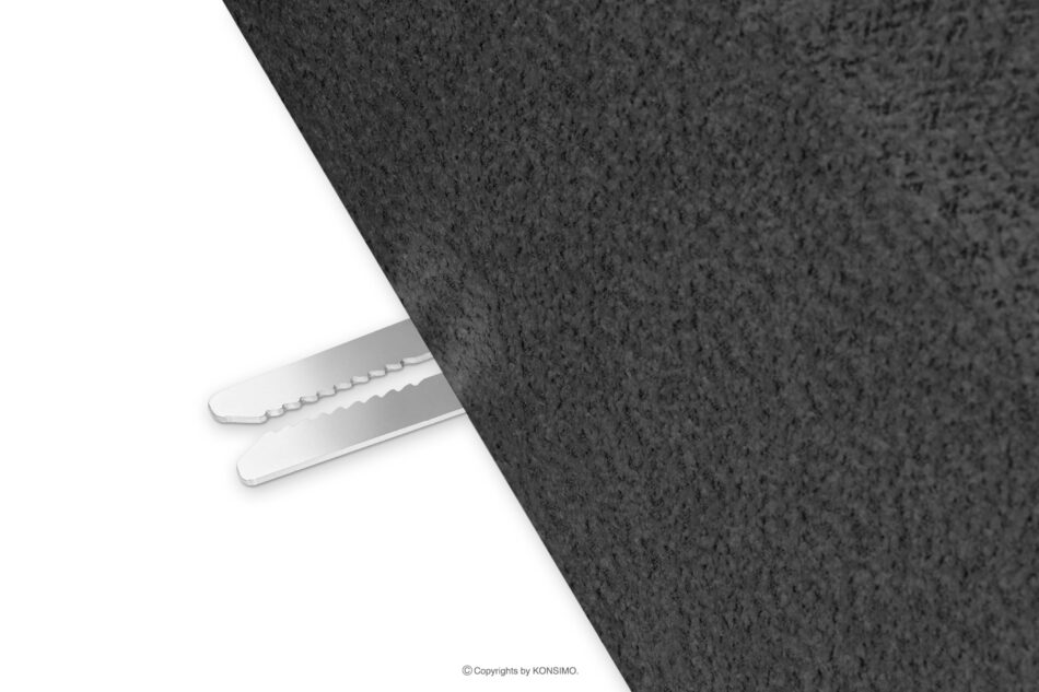 BUFFO Miękka sofa trzyosobowa w tkaninie boucle ciemny szary ciemny szary - zdjęcie 5