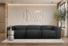 BUFFO Miękka sofa trzyosobowa w tkaninie boucle ciemny szary ciemny szary - zdjęcie 10