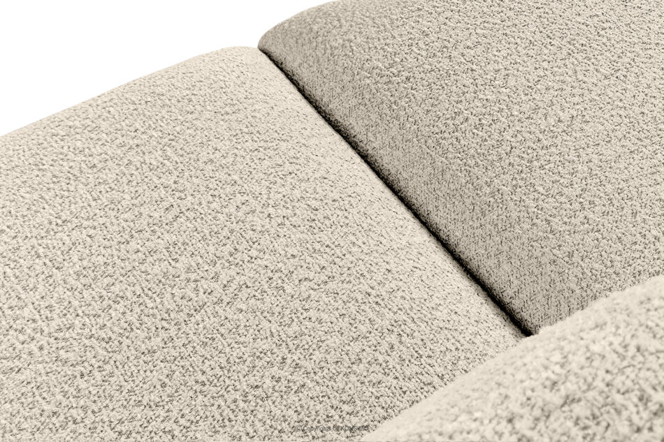 BUFFO Miękka sofa trzyosobowa w tkaninie boucle jasny beżowy jasny beżowy - zdjęcie 4
