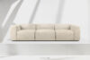 BUFFO Miękka sofa trzyosobowa w tkaninie boucle jasny beżowy jasny beżowy - zdjęcie 2