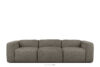 BUFFO Miękka sofa trzyosobowa w tkaninie boucle chłodny brązowy chłodny brązowy - zdjęcie 1