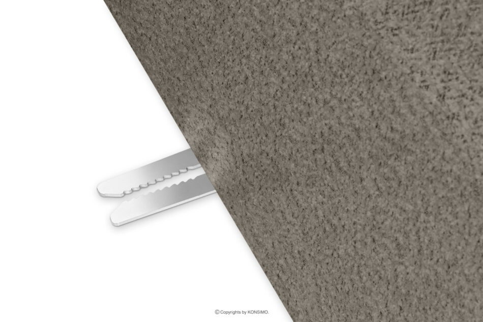 BUFFO Miękka sofa trzyosobowa w tkaninie boucle chłodny brązowy chłodny brązowy - zdjęcie 5