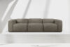 BUFFO Miękka sofa trzyosobowa w tkaninie boucle chłodny brązowy chłodny brązowy - zdjęcie 2