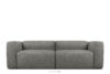 BUFFO Miękka sofa 2,5 w tkaninie boucle stalowy stalowy - zdjęcie 1