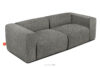 BUFFO Miękka sofa 2,5 w tkaninie boucle stalowy stalowy - zdjęcie 3