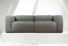 BUFFO Miękka sofa 2,5 w tkaninie boucle stalowy stalowy - zdjęcie 2