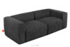 BUFFO Miękka sofa 2,5 w tkaninie boucle ciemny szary ciemny szary - zdjęcie 3