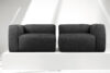 BUFFO Miękka sofa 2,5 w tkaninie boucle ciemny szary ciemny szary - zdjęcie 9