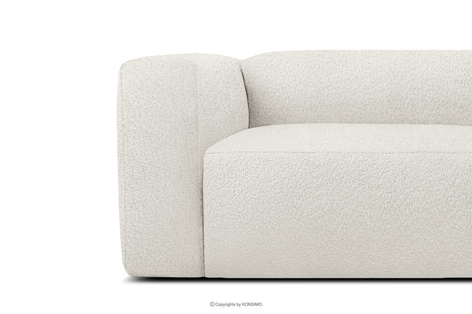 BUFFO Miękka sofa 2,5 w tkaninie boucle biały biały - zdjęcie 7