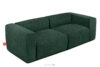 BUFFO Miękka sofa 2,5 w tkaninie boucle ciemny zielony ciemny zielony - zdjęcie 3