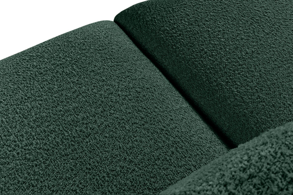 BUFFO Miękka sofa 2,5 w tkaninie boucle ciemny zielony ciemny zielony - zdjęcie 4