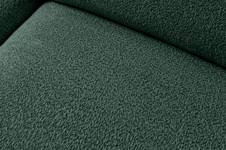 BUFFO Miękka sofa 2,5 w tkaninie boucle ciemny zielony ciemny zielony - zdjęcie 6