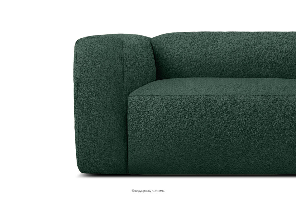 BUFFO Miękka sofa 2,5 w tkaninie boucle ciemny zielony ciemny zielony - zdjęcie 7