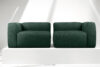BUFFO Miękka sofa 2,5 w tkaninie boucle ciemny zielony ciemny zielony - zdjęcie 9