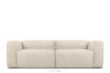 BUFFO Miękka sofa 2,5 w tkaninie boucle jasny beżowy jasny beżowy - zdjęcie 1