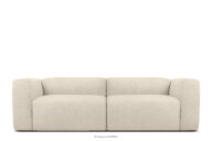 Miękka sofa 2,5 w tkaninie boucle jasny beżowy