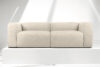 BUFFO Miękka sofa 2,5 w tkaninie boucle jasny beżowy jasny beżowy - zdjęcie 2