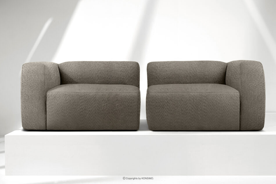 BUFFO Miękka sofa 2,5 w tkaninie boucle chłodny brązowy chłodny brązowy - zdjęcie 8