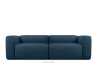 Miękka sofa 2,5 w tkaninie boucle granatowy