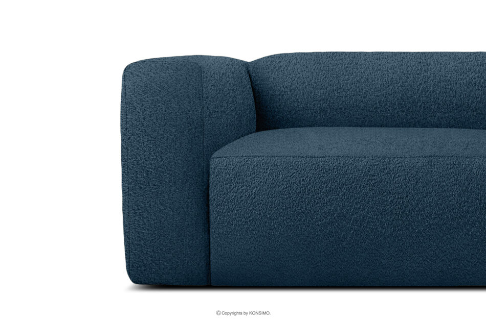 BUFFO Miękka sofa 2,5 w tkaninie boucle granatowy granatowy - zdjęcie 7