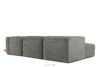 BUFFO Duży miękki narożnik w tkaninie boucle lewy stalowy stalowy - zdjęcie 4