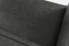 FEROX Narożnik w stylu loft tkanina skóropodobna ciemny szary lewy ciemny szary - zdjęcie 8