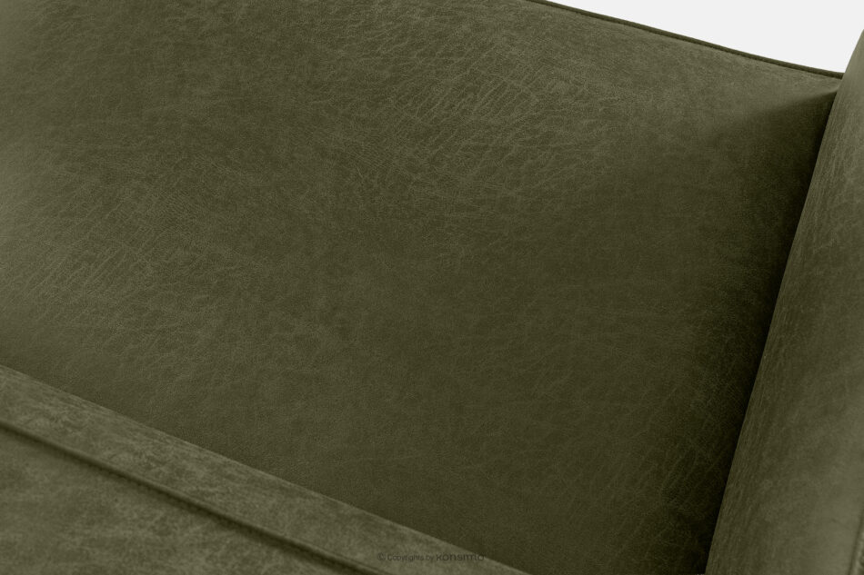 FEROX Narożnik w stylu loft tkanina skóropodobna zielony lewy zielony - zdjęcie 7